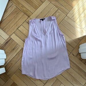 Banana Republic Light Lavender V-Neck Top